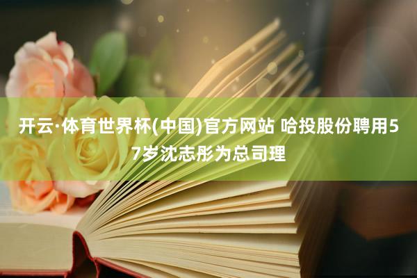 开云·体育世界杯(中国)官方网站 哈投股份聘用57岁沈志彤为总司理